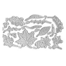 Leaves Flowers Shape Frame Carbon Steel Cutting Dies DIY Scrapbooking Photo Album Embossing Paper Cards Making Stencil  2024 - buy cheap