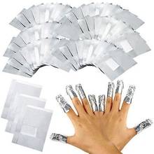 200pcs Aluminium Foil Nail Art Soak Off Acrylic Gel Polish Nail Wraps Remover Hot 2024 - buy cheap