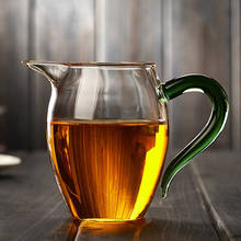 Conjunto de acessórios para chá com copo de vidro espesso, separador de chá resistente ao calor e alça de cinta colorida para chá haikungfu 2024 - compre barato