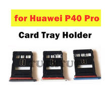 Soporte para bandeja de tarjeta para Huawei P40 Pro, tarjeta SIM, adaptador de soporte de ranura Reparación de piezas de repuesto 2024 - compra barato
