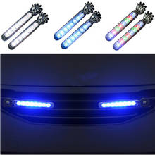 Luzes de led para corrida, 2 peças, lâmpadas diurnas de led para mitsubishi asx outlander lancer ex pajero elipse 2024 - compre barato