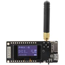 LILYGO®TTGO LoRa32 V2.1 _ 1,6 версия 433/868/915 МГц ESP32 LoRa OLED 0,96 дюймовая SD карта Bluetooth WI-FI Беспроводной модуль ESP-32 SMA 2024 - купить недорого