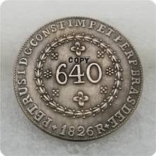 1826 brasil 640 cópia de moeda 2024 - compre barato