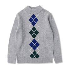 Suéter de cachemira informal para niño y niña, Jersey suave, ropa cálida de lana, de 3 a 15 años, Invierno 2024 - compra barato
