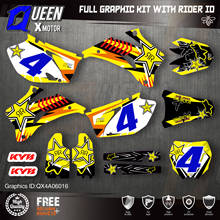 QUEEN X MOTOR-calcomanías personalizadas para YAMAHA, Kit de pegatinas de 3M para fondo de equipo, YZF250, 2006, 016, 450 2024 - compra barato