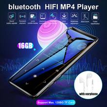 16 Гб bluetooth MP3-плеер наушники HiFi fm радио мини USB MP3 Спорт MP 4 HiFi портативные музыкальные плееры диктофон для записи голоса 2024 - купить недорого