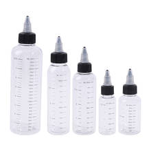 1Pcs 30/60/100/120/250ML Plastic tube Liquid Capacity Dropper Bottles Twist Top Cap Tattoo Pigment Ink Containers 2024 - buy cheap
