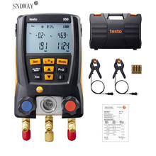 Testo 550 Refrigeration Gauge Manifold Digital with Hoses Clamp Refrigerant Meter Set Probes 0563 1550 Manometro 2024 - buy cheap