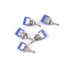 Hot New Blue Mini 3-Pin SPDT ON-ON Miniature Toggle Switches 1pc 2024 - buy cheap