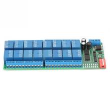 DC 12V Realy 16 Channel RS485 Relay Module Relay Board PLC Controller Port Switch 485 High quality, voltage relay, High Quality and brand new, low power, general purpose 2024 - buy cheap