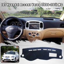 For Hyundai Accent Verna 2006-2011 MC Dashmat Dashboard Cover Dash Cover Mat Protective Carpet Styling 2024 - buy cheap