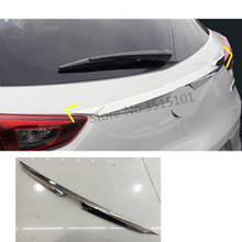 Car Stick Rear Back Door Tailgate Bumper Frame Plate Trim Trunk Lid 1pcs For Mazda CX-3 CX3 2017 2018 2019 2020 2024 - buy cheap