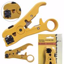 Cortador de Cable Coaxial giratorio amarillo, herramienta de pelado RG59 RG6 RG7 RG11, pelacables, 1 ud. 2024 - compra barato