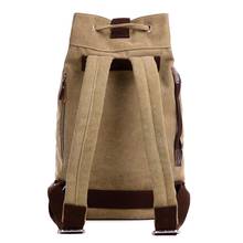 Weysfor New Canvas Backpack Men Large Laptop Back Pack Men's Travel Bags Bucket Rucksack Bookbag Sport Bagpack Big Packing Cubes 2024 - buy cheap