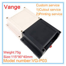 1pcs/lot apparatus housing din rail electric 115*90*40mm ABS plastic enclosure diy case for industrial control system 2024 - buy cheap
