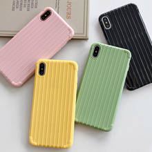 Candy Color Luggage Phone Cases for iPhone 7 XR 6 s p Soft Silicone Cute for iPhone X 7 Plus XS Max XR Case TPU Back Case Fundas 2024 - buy cheap