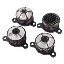 Alumimum Motorcycle Gear Shape Air Cleaner Intake Filter System Case For Harley Sportster XL 883 1200 48 72 2004 - 2015 2024 - buy cheap