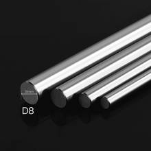 2pcs Optical Axis 300 350 400 500 600mm Smooth Rods 8mm Linear Shaft Rail Cylinder 3D Printers Parts Chrome Plated Guide Slide 2024 - buy cheap