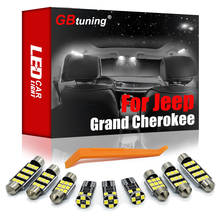 GBtuning Canbus LED Interior Light Kit For Jeep Grand Cherokee ZJ WJ WK WK2 1993-2020 Car Indoor Reading Room Trunk Dome Bulb 2024 - buy cheap