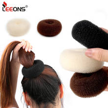 Leeons-herramientas para el cabello para hacer moños, accesorios para trenzar el cabello, esponja, Donut, peinado S/M/L 2024 - compra barato