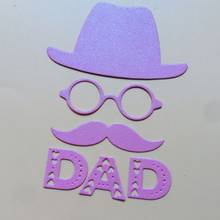 Hat Dad Metal Cutting Dies Stencil Scrapbooking DIY Album Stamp Paper Embossing R7RC 2024 - buy cheap