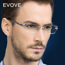 Evove Titanium Eyeglasses Frame Men Brand Glasses Man Optic Spectacles Prescription Anti Blue Myopia Photochromic Progressive 2024 - buy cheap