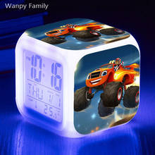 2022 New Plastic Luminous Watches LED Digital Alarm Clock Blaze and the Monster Machines reloj despertador Kids Christmas Gift 2024 - buy cheap