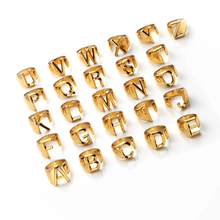 10Pcs Adjustable women letter ring gold plated rings jewelry women couple rings love ring  for girls 2024 - buy cheap