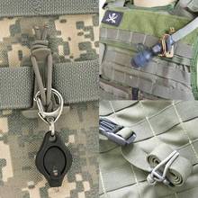 2 pçs militar acampamento ao ar livre caminhada viagem kit anexar molle mochila bushcraft cinta pendurar fivela elástico clipe de corda 2024 - compre barato