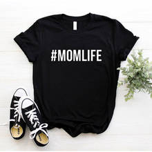 #MOMLIFE Letters print Women tshirt Family Matching Casual Funny tshirt For Lady Girl Tops Parent-child clothing Harajuku Tshirt 2024 - buy cheap