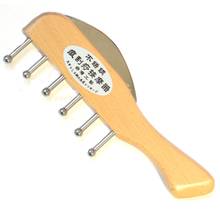 Scrapping plate non-trace scrapping comb brush stainless steel meridian massage lymphatic PaiSuan body massage apparatus 2024 - buy cheap