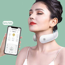 3 Colors Smart Electric Neck and Shoulder Massager APP Control Heating Neck Massager Pain Relief Massage Relaxation Health Care 2024 - buy cheap