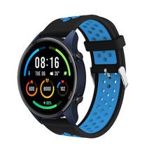 Correa de silicona para Xiaomi MI Watch, repuesto deportivo de 22mm, de liberación rápida, Color Global 2024 - compra barato