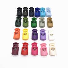 20 Pcs High-grade Single hole Plastic Stopper Cord Lock Tighten Spring Cord End Buckles DIY Clothes Setting Button Accessories 2024 - buy cheap