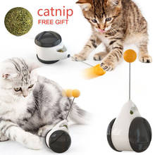 Brinquedo do gato de 360 graus auto rotativa bola de brinquedo para o gato de estimação brinquedos interativos vara brinquedos gatos mastigando jogando mordendo suprimentos 2024 - compre barato