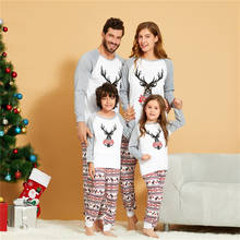 Nightwear Pajama Clothes Christmas Family Matching Pajamas Set Mother Daughter Father Son Kid Sleepwear Family Look Mommy and Me 2024 - buy cheap