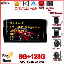 Android 11 For Mercedes-Benz GL ML Classe W164 X164 Car Radio Multimedia Video Player DSP GPS Navigation BT WIFI Android Auto 2024 - buy cheap