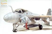 A6E Intruder Shipborne Attack Aircraft Military 3D Paper Model DIY Handmade Mold Decoration Toy 2024 - buy cheap