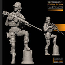 YUFan Model 1/35 Resin Model Kits female sniper soldier figure Self-assembled YFWW35-2024 2024 - buy cheap