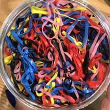 Mixed 500pcs Colorful Hairband Elastic Rubber Rope Cute Mini Hair Rope Girl Ponytail Band Women Hair Accessories Birthday Gift 2024 - buy cheap