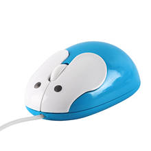 Ratón óptico de dibujos animados para ordenador portátil, Mouse con cable USB, 3D, con forma de Mini Conejo, ergonómico, 1600DPI 2024 - compra barato