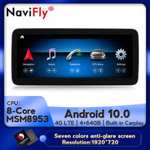 NaviFly Android 10.0 Car DVD GPS Player For Mercedes Benz CLA Class GLA Class 2013-2018 Qualcomm Snapdragon Wireless Carplay 4G 2024 - buy cheap