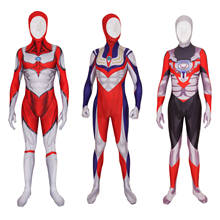 Ultraman Costume Cosplay Tiga/Jack/Orb Costume Lycra Spandex Superhero Zentai Bodysuit Halloween Costume Ultraman For Adult/Kids 2024 - buy cheap