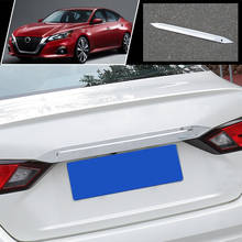 Exterior Accessories Rear Trunk Tailgate Bottom Lid Strip Trim Stainless Steel 1pcs For Nissan Altima 2019 car accessories 2024 - buy cheap