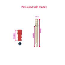 1000 conjuntos em torno de máquina pindex para uso em laboratórios dentários, pino único de diamante, 20mm com plástico, fácil de usar com máquina pindex 2024 - compre barato