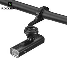 ROCKBROS-faro para bicicleta, linterna LED para bicicleta de 400LM, combo de faro delantero con soporte de montaje IPX4 recargable vía USB 2024 - compra barato
