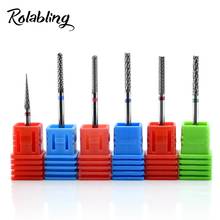 6 Types Slender Nail Drill Bits Alloy Nail Grinding Head for Manicure Pedicure Electric Nail File Rotate Burr Milling Cutters 2024 - купить недорого