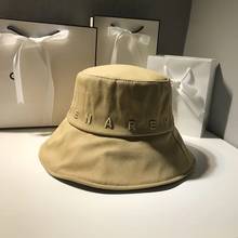 Sombreros de pescador de algodón para hombre y mujer, gorra de pescador con letras, Panamá, Verano 2024 - compra barato