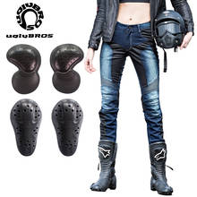 Uglybros Women's Camouflage Jeans Summer Mesh Motorcycle Pants Motorbike Protector Trousers Pantalones Motocross Moto pants 2024 - buy cheap