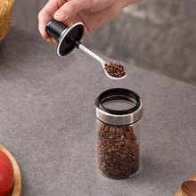 1pc Glass Airtight Jar Spice Containers Bottle Condiment Salt Pepper Seasoning Storage Bottle Spice Jars Pot with Spoon Lid 2024 - buy cheap